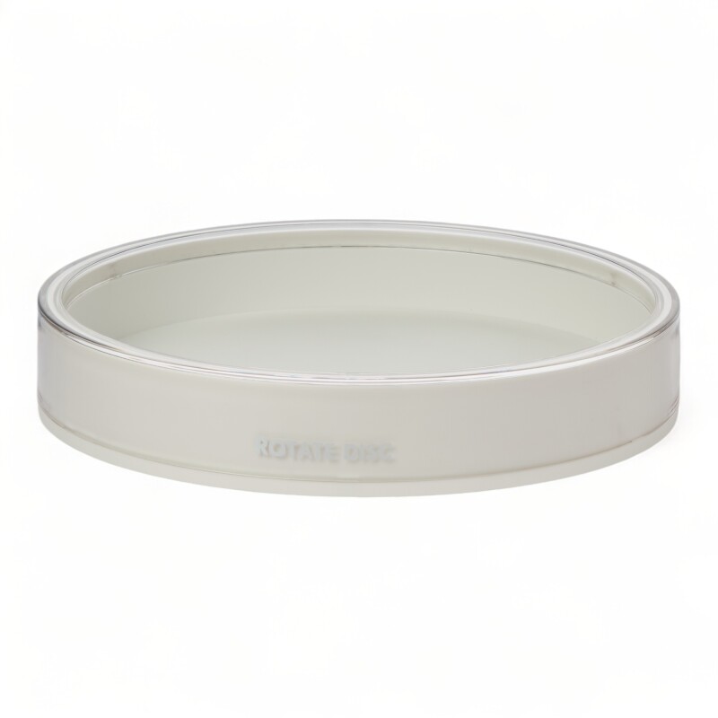 Bandeja O Plato Organizador Giratorio 24cmD 360º Antideslizantes Blanco