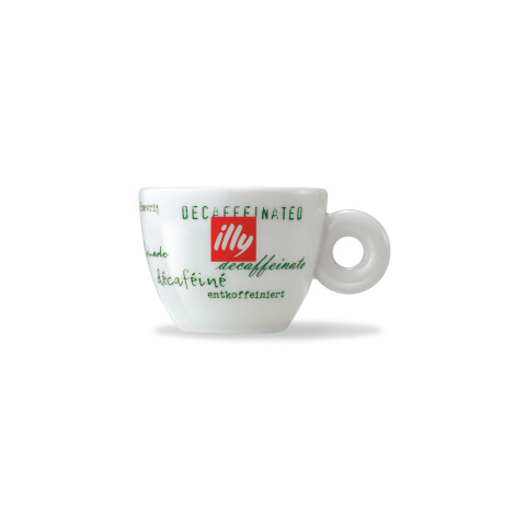 Taza para espresso: logo illy decaffeinato 60 ml Taza para espresso: logo illy decaffeinato 60 ml