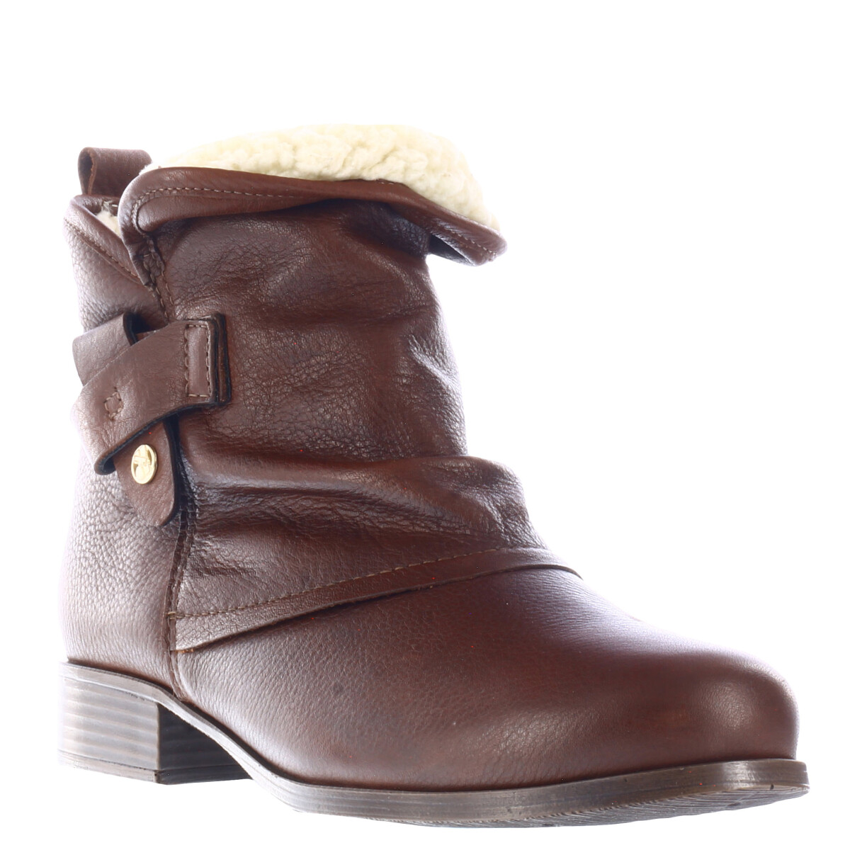Bota de Mujer Bottero simil corderito - Marrón Madera 