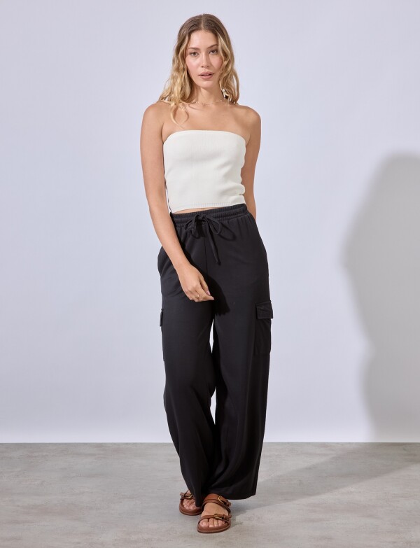 Pantalon Cargo NEGRO