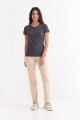 Remera cuello redondo ICONIC 150 NEGRO