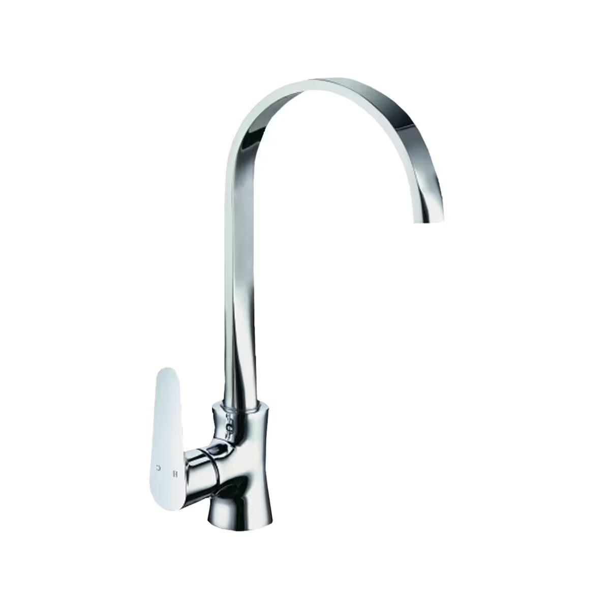 Grifería De Cocina Monocomando De Mesada Euro Cromado Brillante 