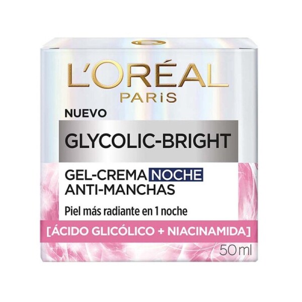 Gel-Crema Noche Anti-Manchas Glycolic Bright 50 mL - L'Oréal Paris Gel-Crema Noche Anti-Manchas Glycolic Bright 50 mL - L'Oréal Paris