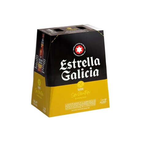 Pack X6 Cerveza Estrella de Galicia sin Gluten 330ML 001