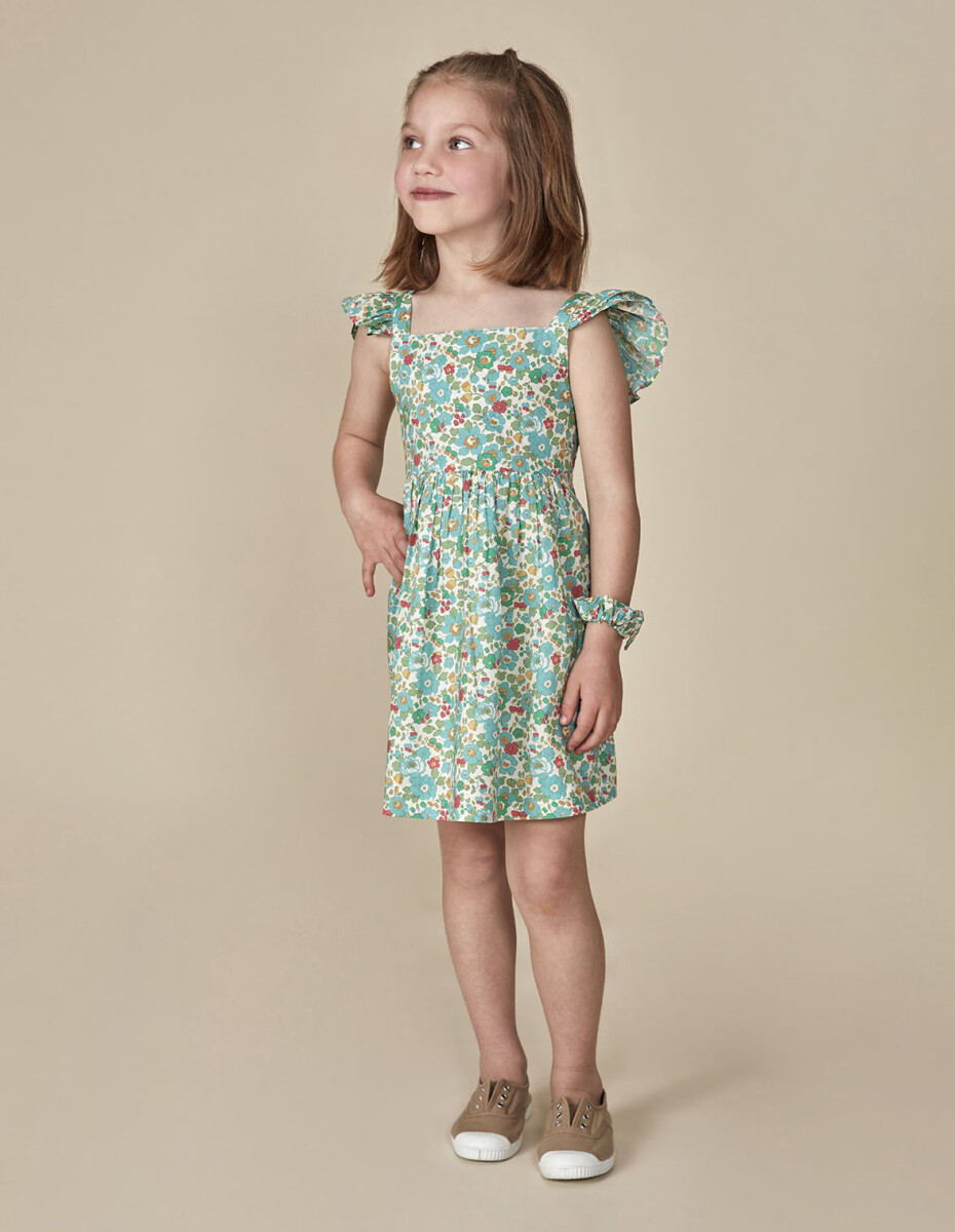Crunchy De Estampado Liberty - Verde 