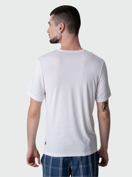 HUGO BOSS - Remera RN 3P Bamboo Blanco