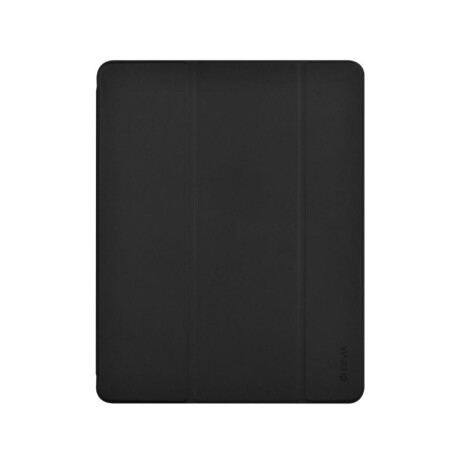 Funda Case de Cuero Devia para iPad 9th Gen 10.2" con Porta Lápiz Stylus Negro