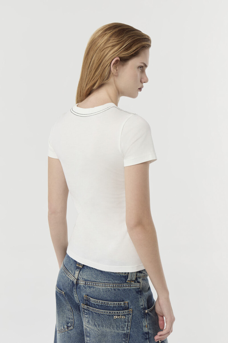 REMERA BRYCE Off White