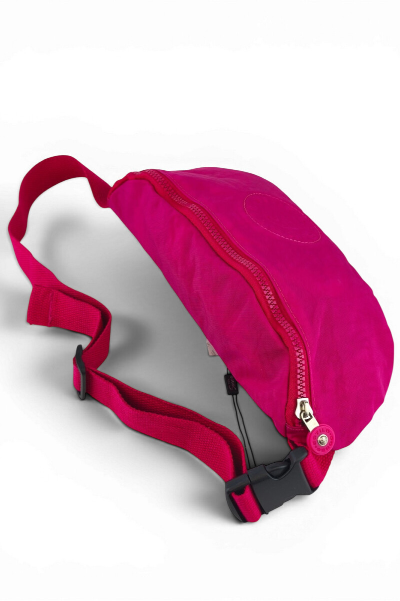 Riñonera Premium de Tafeta Amasada Rosa