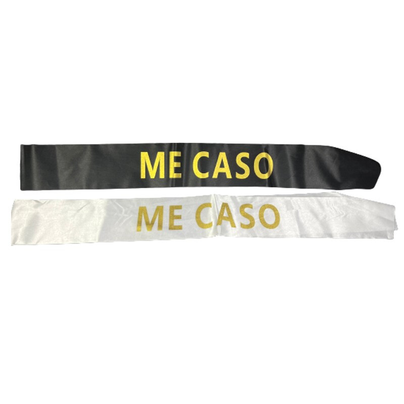 Banda "Me Caso" Negro