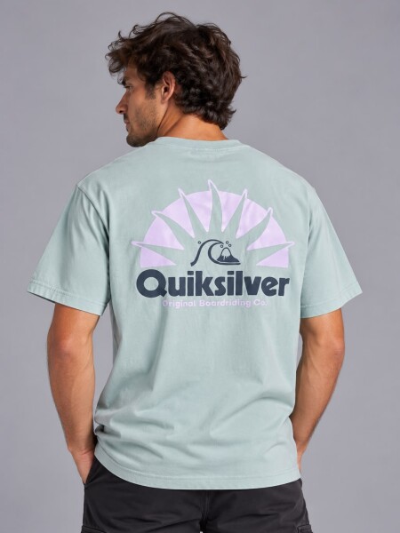 T-SHIRT QUIKSILVER 40616 M.C VERDE
