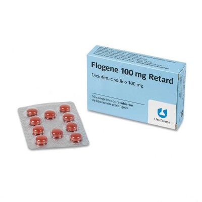 Flogene Retard 100 Mg. 10 Comp. Flogene Retard 100 Mg. 10 Comp.