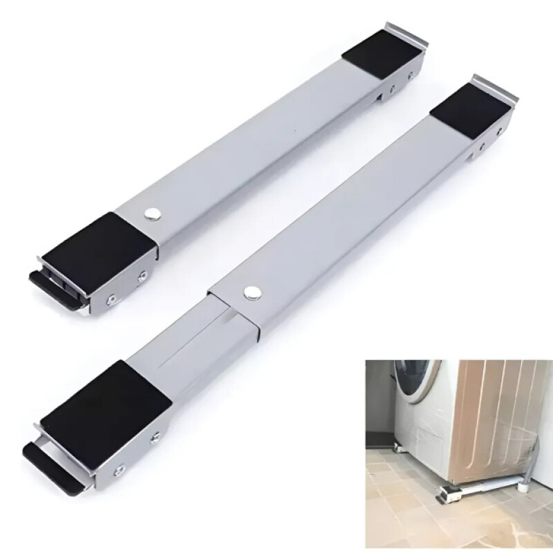 Base Ajustable Con Ruedas Para Heladera Lavarropas 200kg Base Ajustable Con Ruedas Para Heladera Lavarropas 200kg