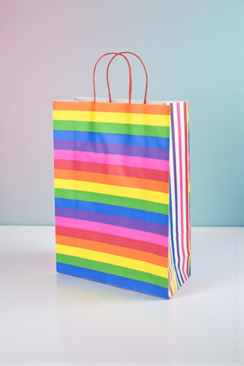 Bolsa 30x12x41 cm. - ARCO IRIS 