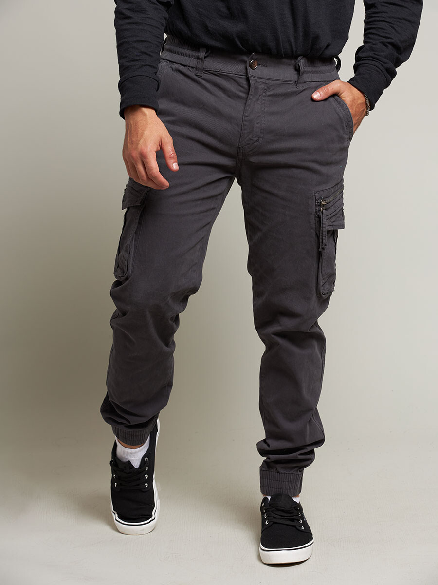 PANTALON CARGO WALDORF DIXIE - Gris 