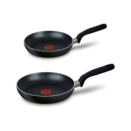 Set 2 Sartenes 20 Y 24Cm Tefal Vital Negro