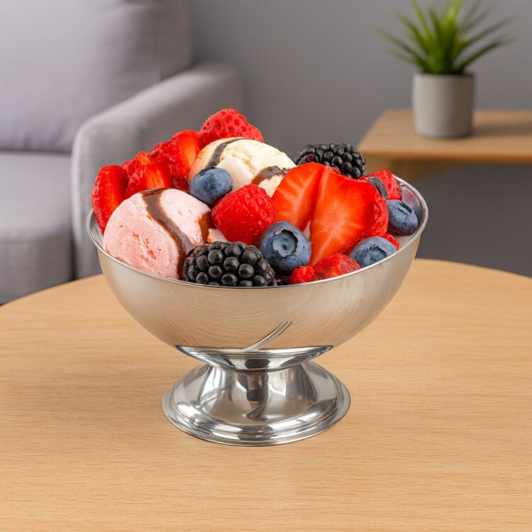 COPA PARA HELADO ACERO INOXIDABLE CORRINA 10CM COPA PARA HELADO ACERO INOXIDABLE CORRINA 10CM