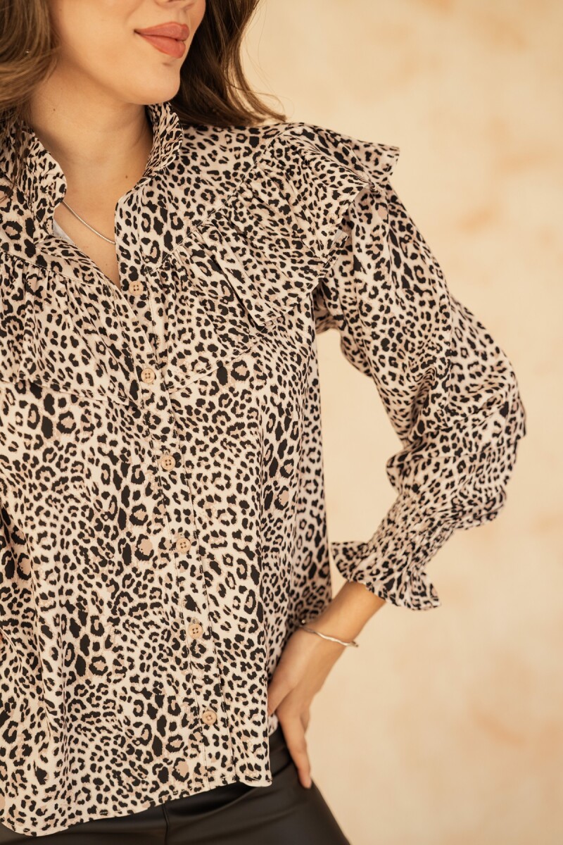 CAMISA MARIE CLASSIC LEOPARD CAMISA MARIE CLASSIC LEOPARD