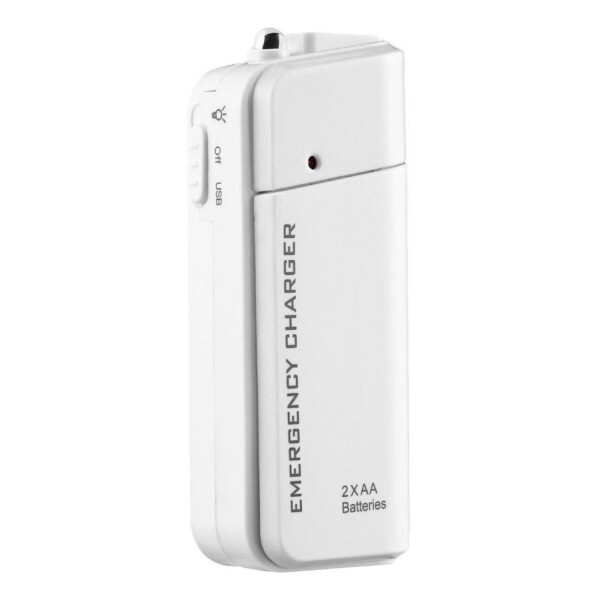 Cargador Power Bank Pilas Bateria Portatil Emergencia Variante Color Blanco