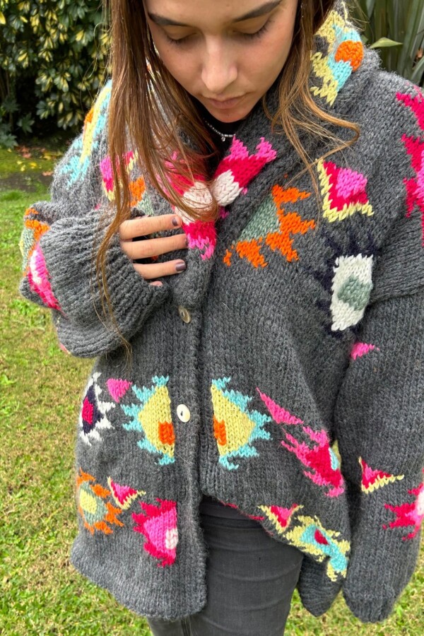 Saco Sony Lana Gris