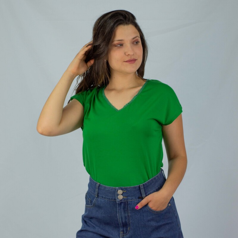 Remera Lumière Green