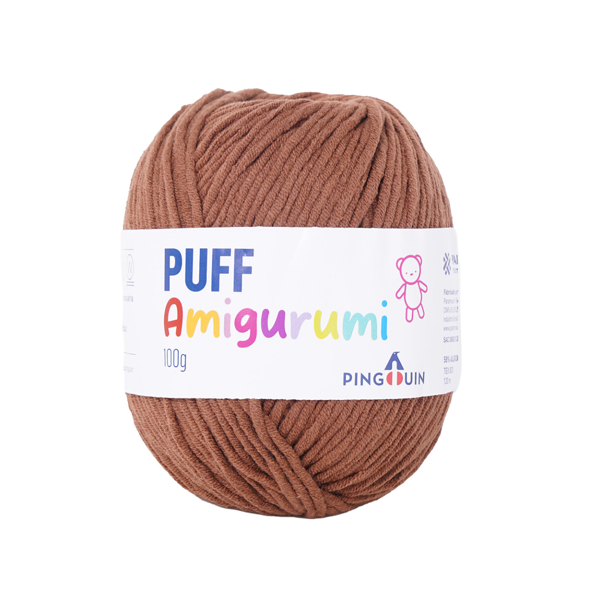 Puff Amigurumi - capuccino 