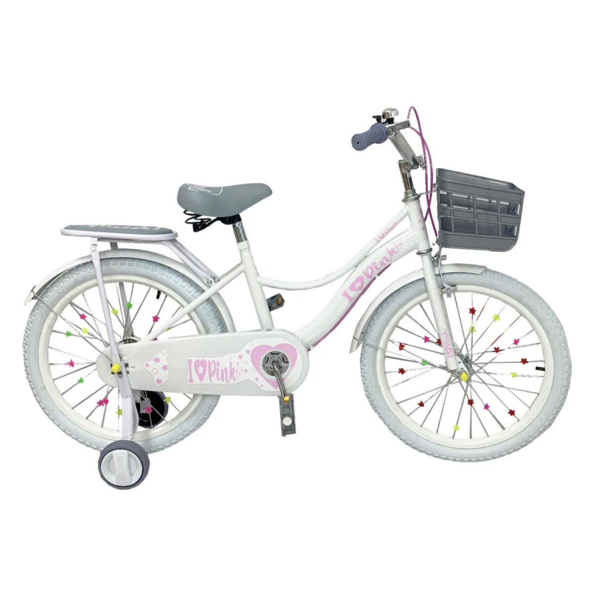 Bicicleta Modelo Pink Rodado 12 - Blanco 