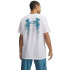 UA M BLUR LOGO SS-WHT WHT-100