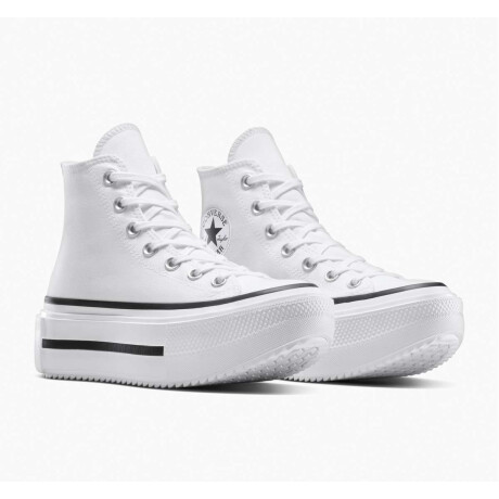 Championes Ctas Lift Double Stack Unisex Blanco