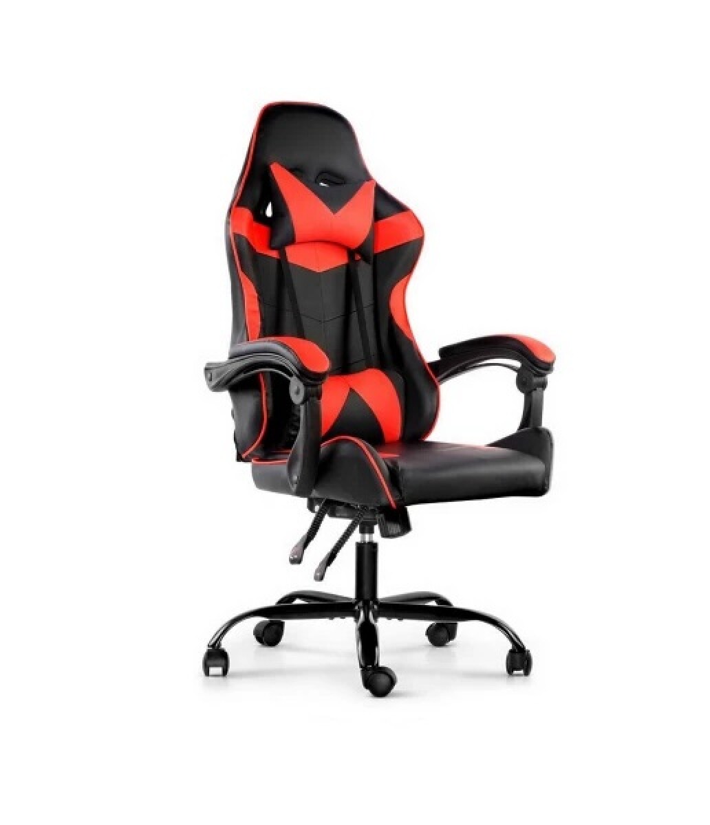 Silla Gamer Lumax Rom Negro/rojo 