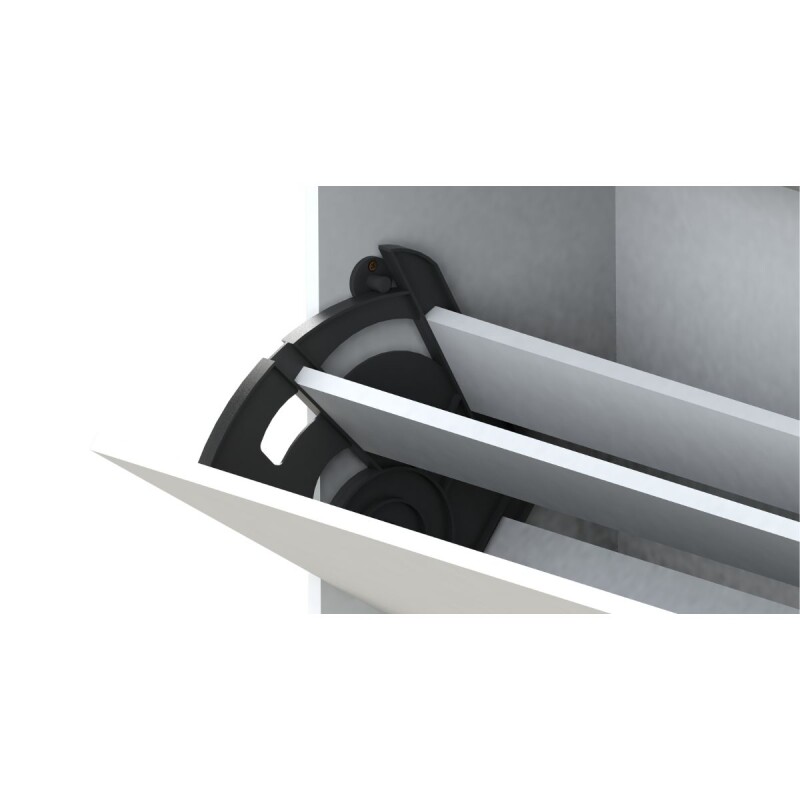 Zapatera con puerta de 3 niveles Zapatera con puerta de 3 niveles