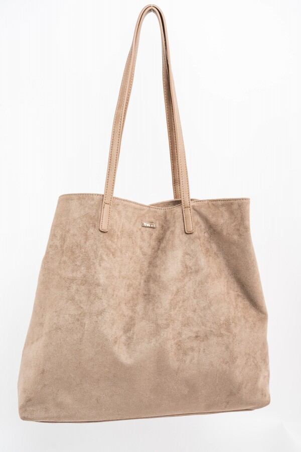 Travel Bag Gamuza Vegana Mocha