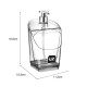 Dispensador de jabón 500 ml TRANSPARENTE