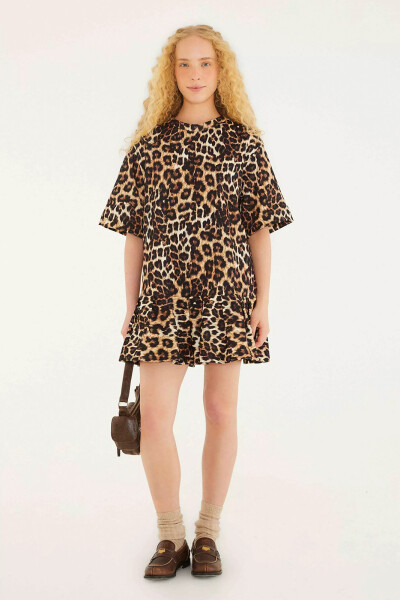 VESTIDO CORTO Animal Print