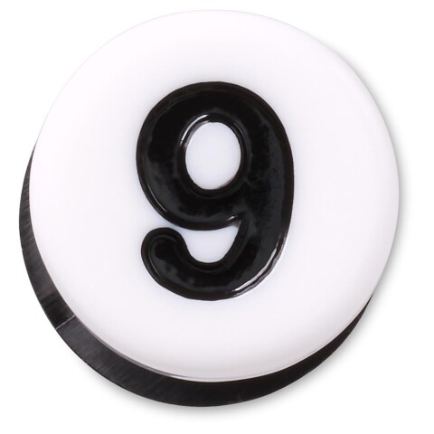 Jibbitz Number Nine Tiny Friendship Multicolor