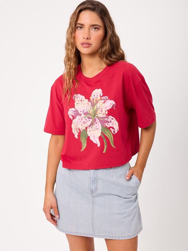 T-SHIRT LILET RUSTY Berry
