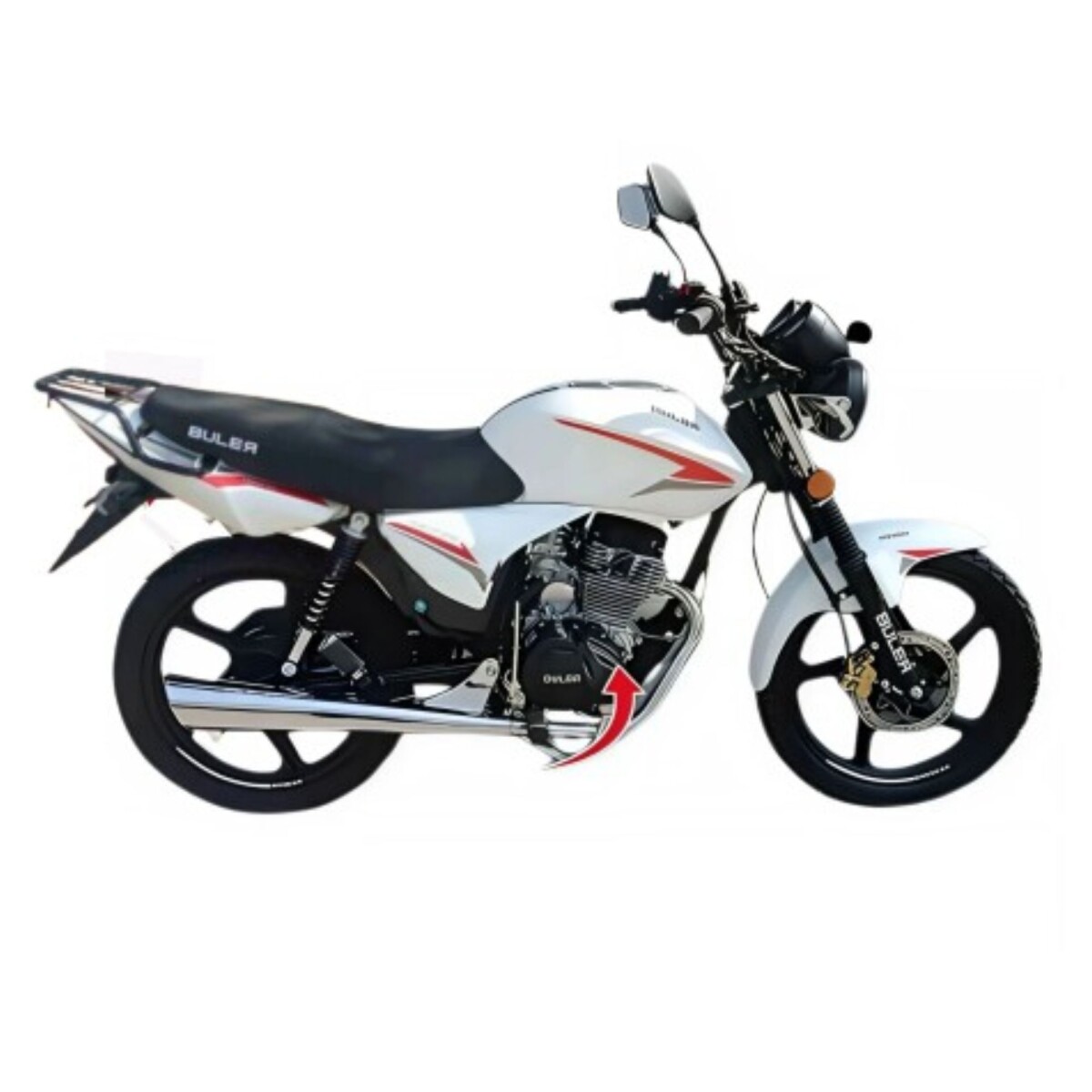 Motocicleta Buler Faiter Se 150cc Aleación Blanco 