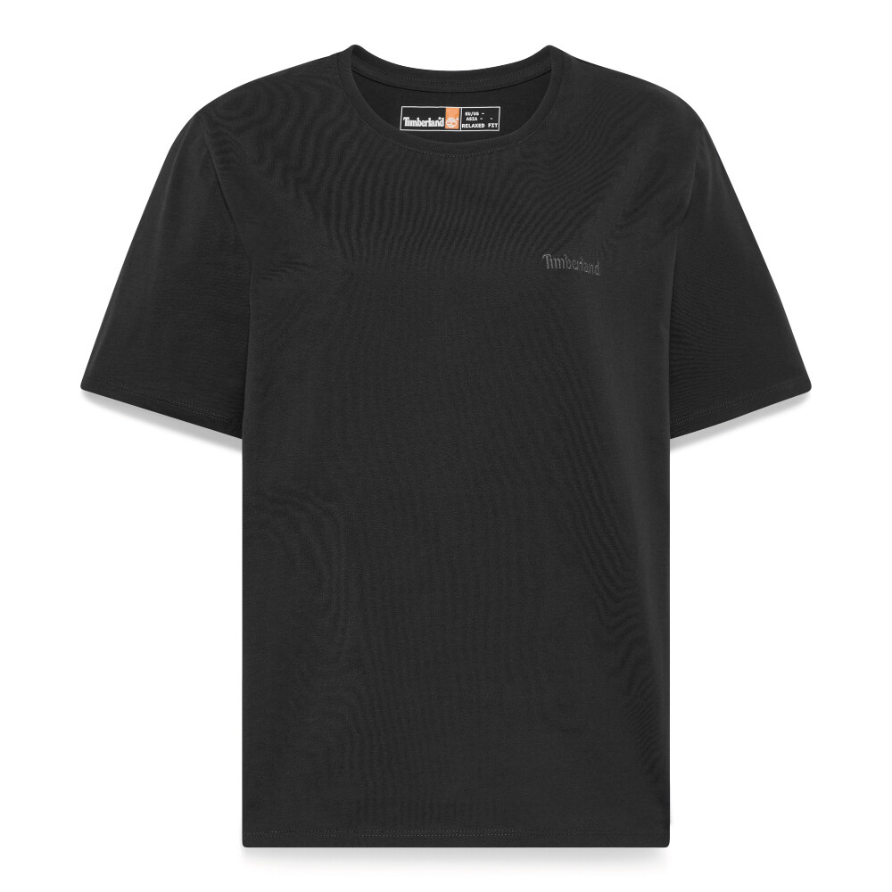 Polo Logo Bordado Mujer Black