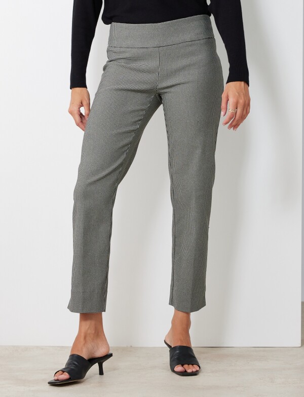 Pantalon Tejido NEGRO/GRIS