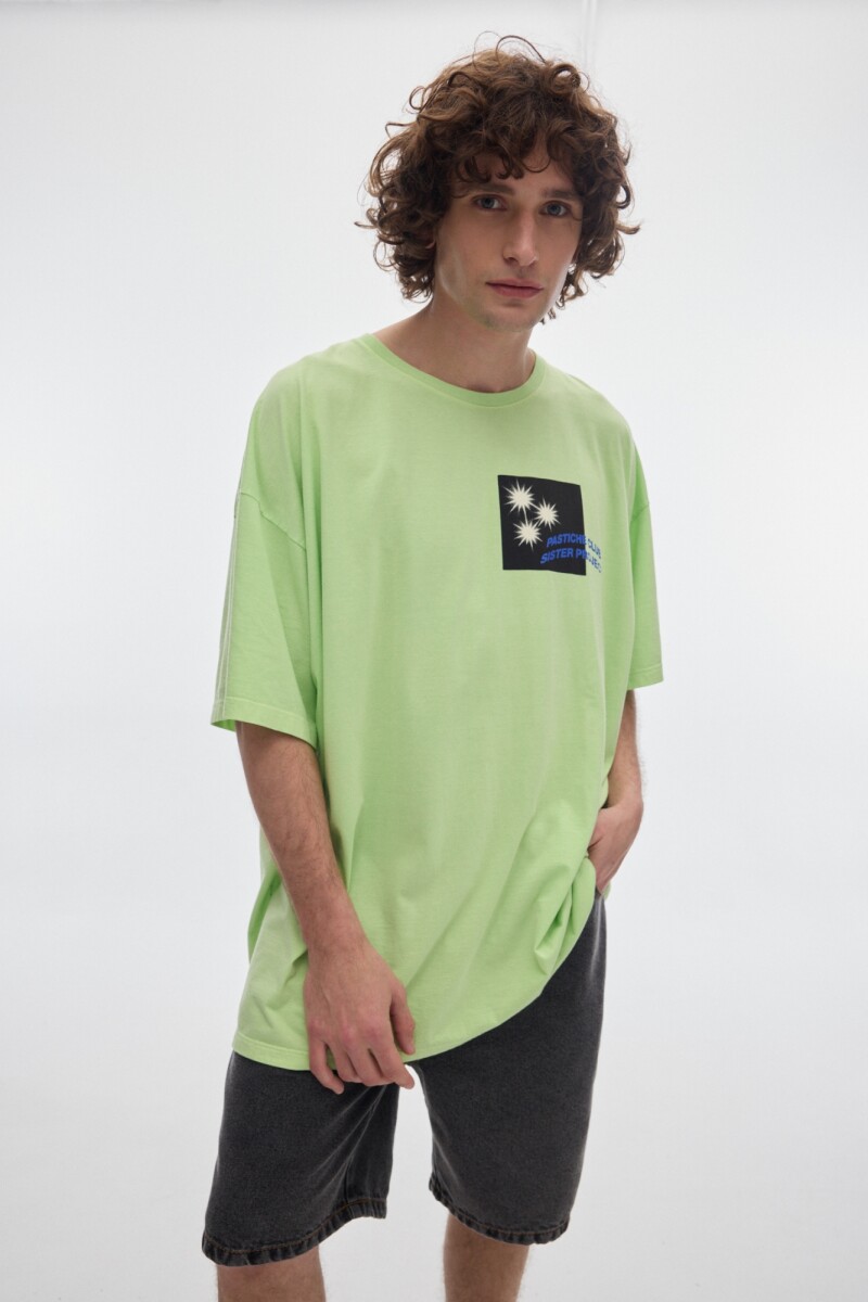T-shirt Boxy Green