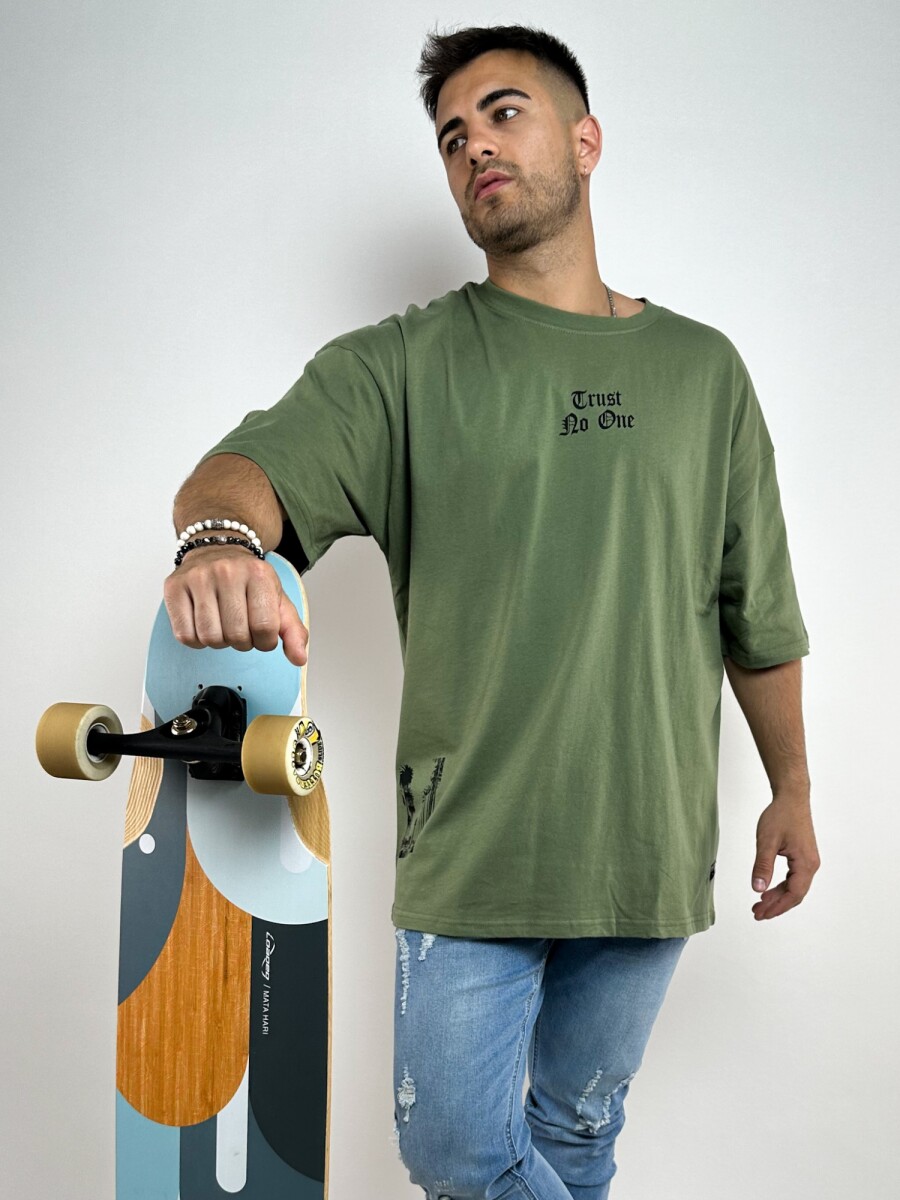 T-Shirt oversize Tefo - Verde 