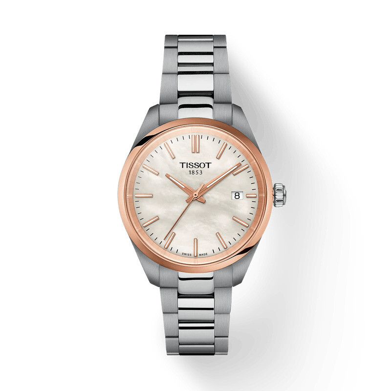 Reloj Tissot PR 100 34mm de Acero T1502101103100 Rosé