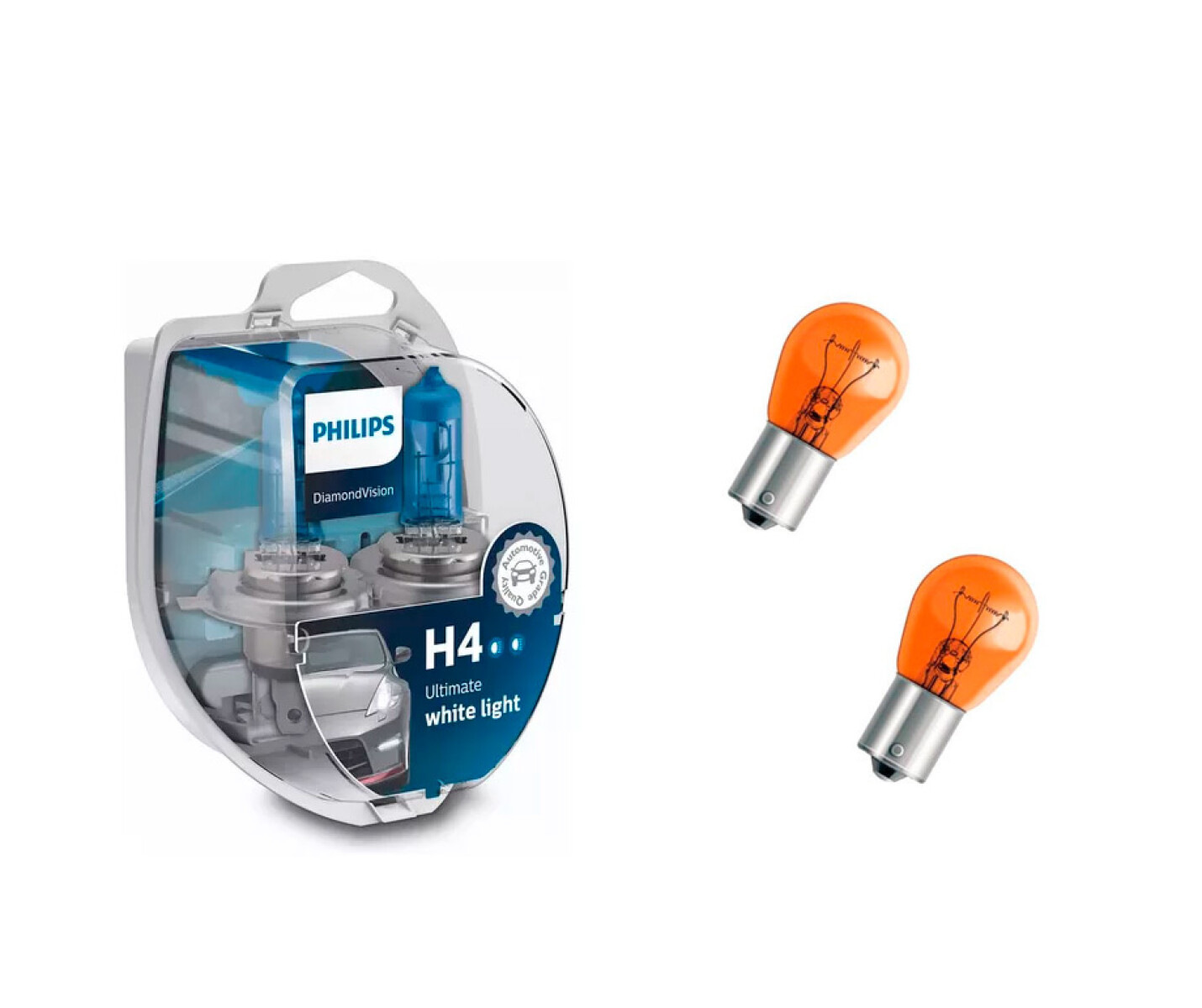 LAMPARA COMBO PACK lámpara H4 Diamond Vision + 12496NA 