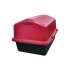 Casa Casilla Cucha Perro Mascota N3 Plastico Raza Mediana Color Variante Rojo