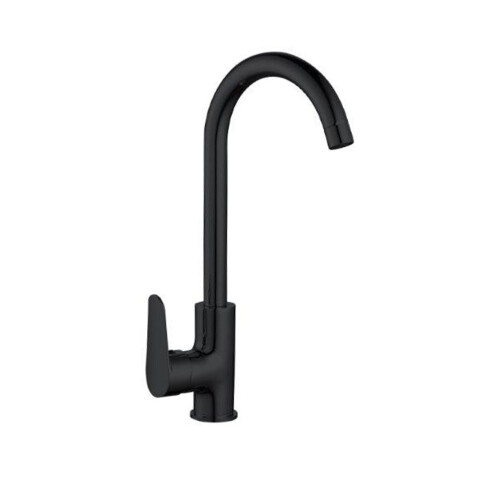 GRIFERIA GRIFO COCINA MESADA MONOCOMANDO NEGRO MATE CINZANO NEGRO