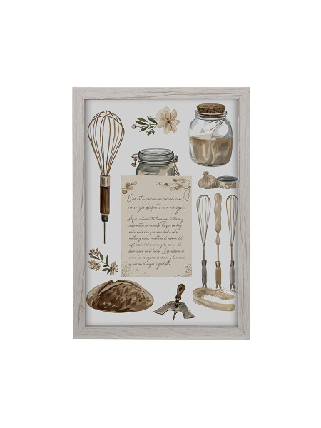 CUADRO COCINA QUOTE MADERA