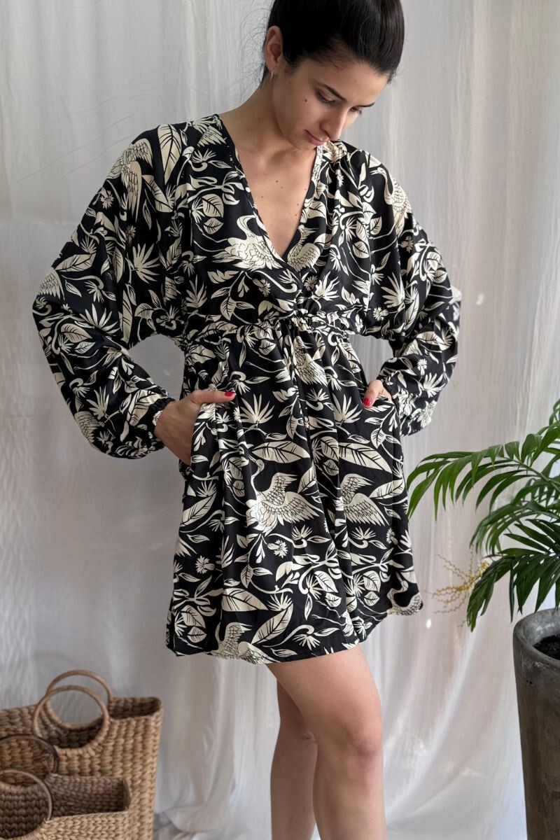 Vestido Rita - Fondo negro 