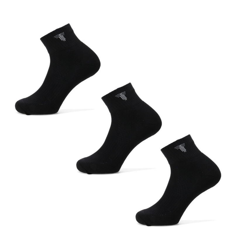 Medias Unisex Tiffosi Tripack Medio Negro