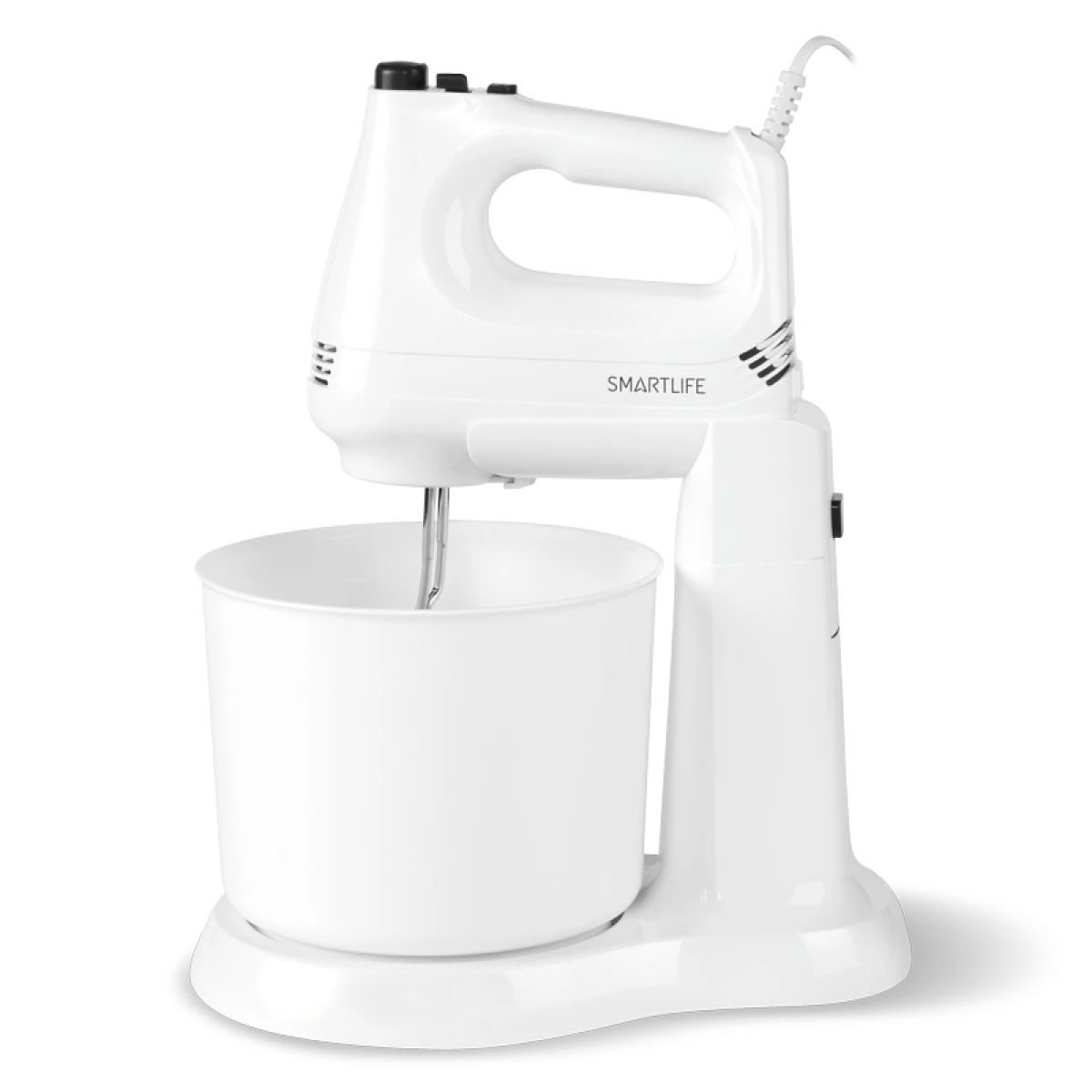 Batidora SMARTLIFE SL-HM5050BW 200W Con Bowl 2.5L Cuatro Velocidades 