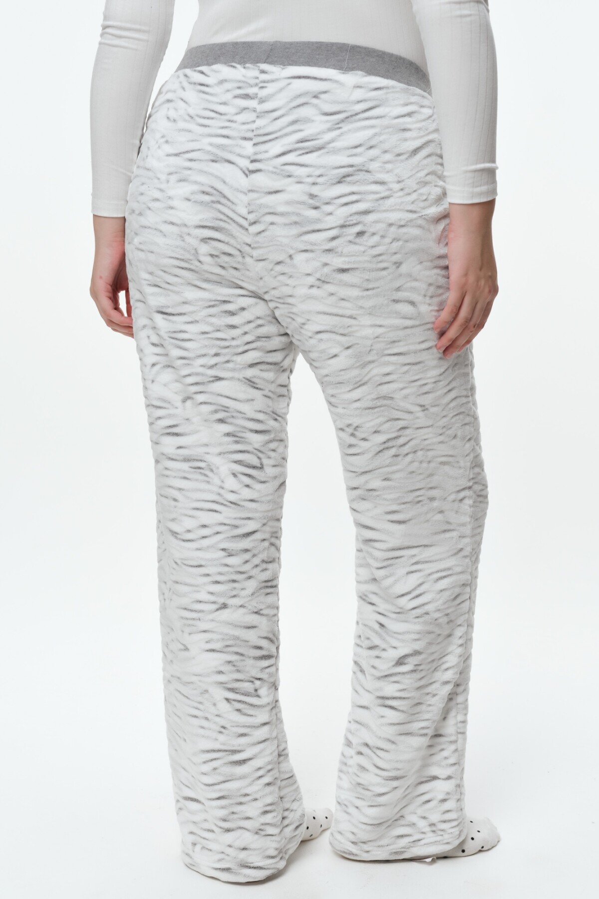 Pantalón Flip Cebra Gris